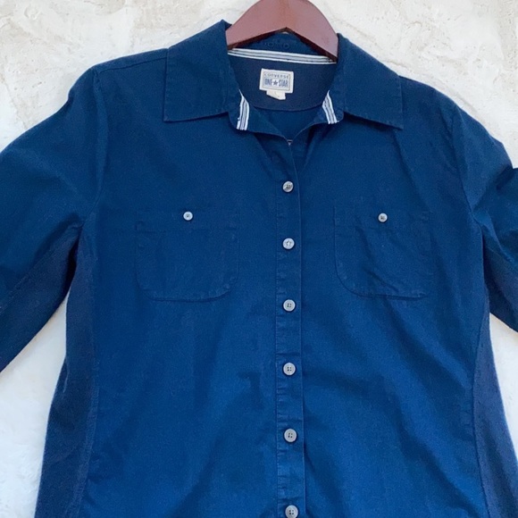 Converse Woman’s Blue Blouse Size L - Picture 7 of 9